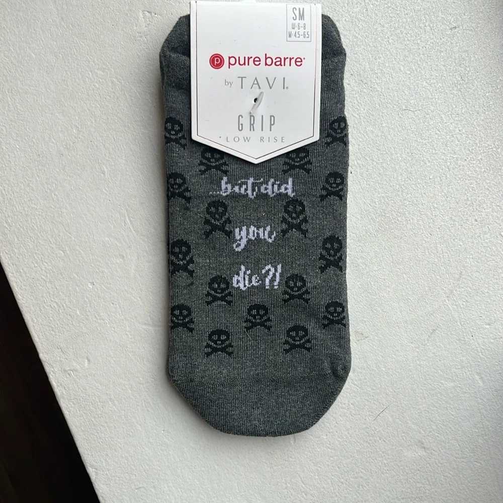 Pure Barre Sticky Socks - Did You - Picture 1 of 1